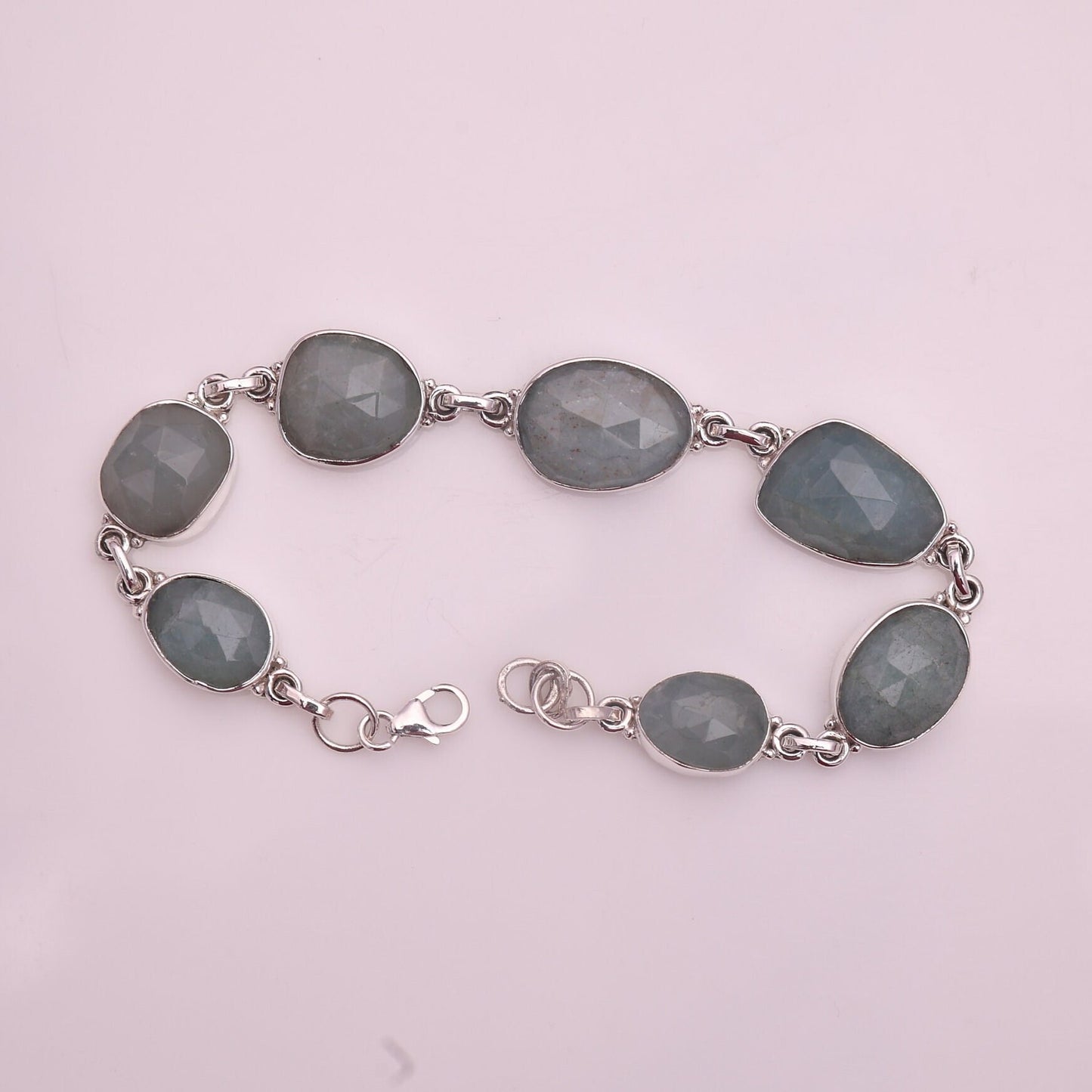 Labradorite Sterling Silver Bracelet