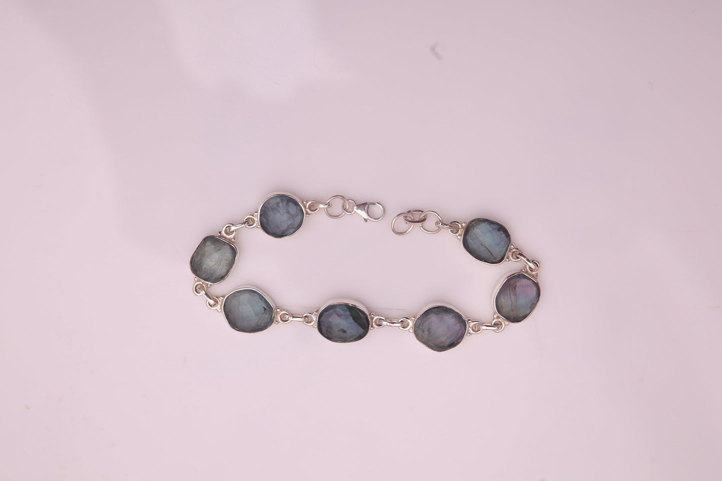 Labradorite Sterling Silver Bracelet