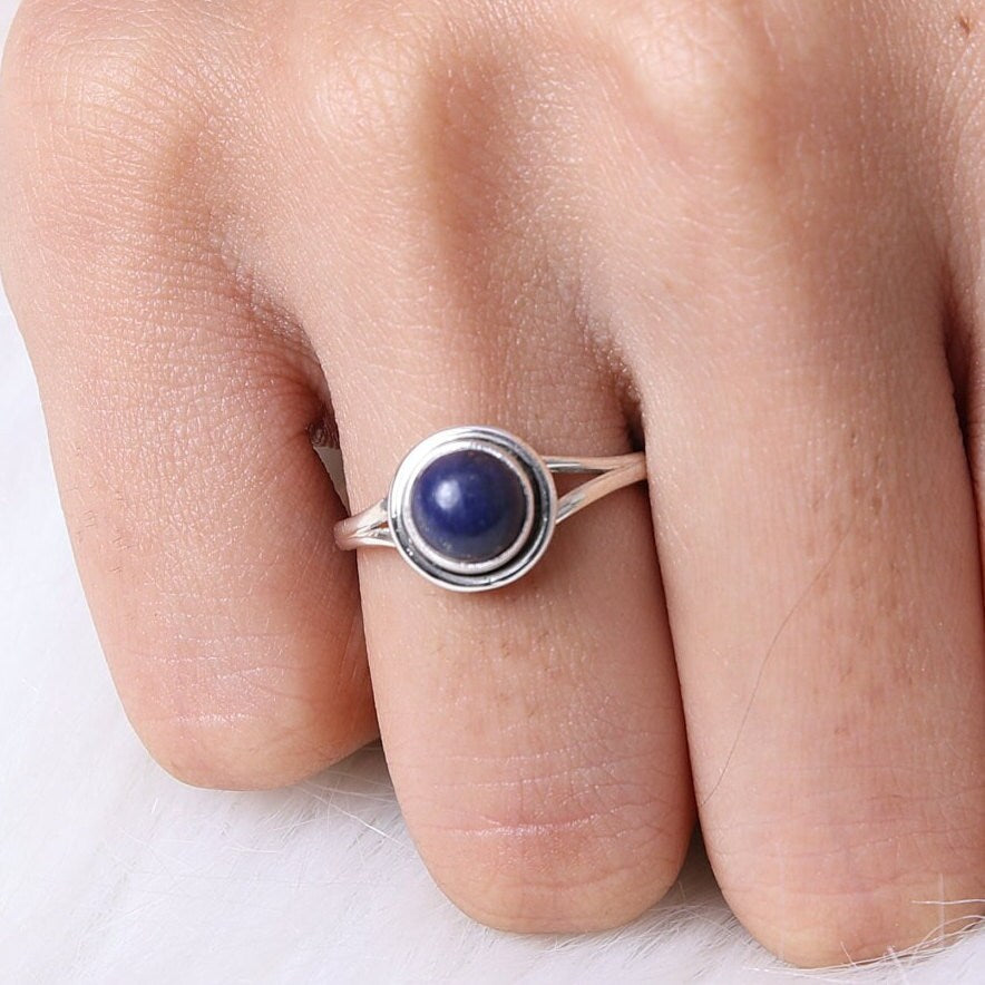 Lapis Lazuli Sterling Silver Ring