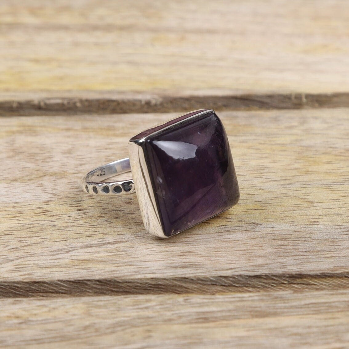 Amethyst Sterling Silver Ring