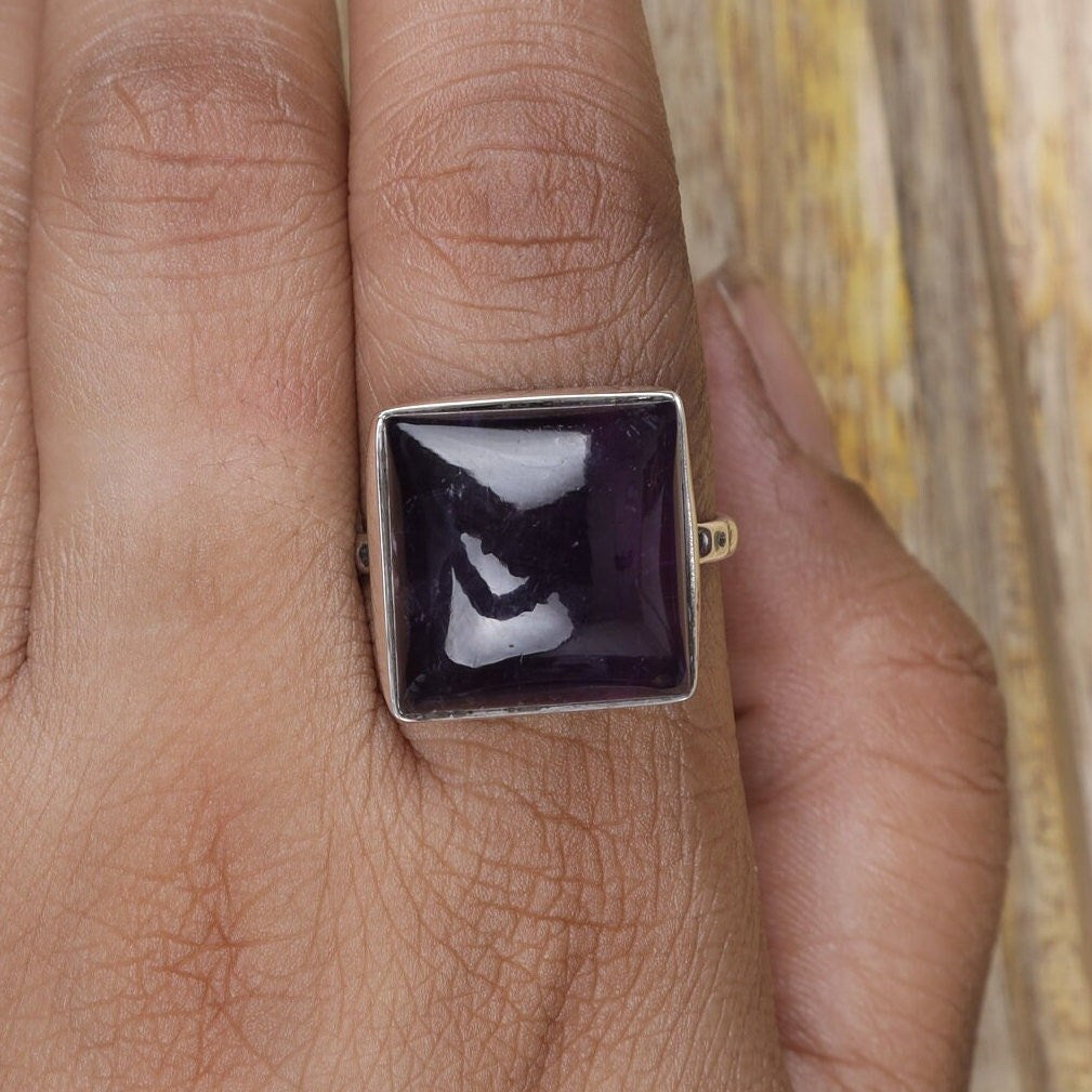 Amethyst Sterling Silver Ring