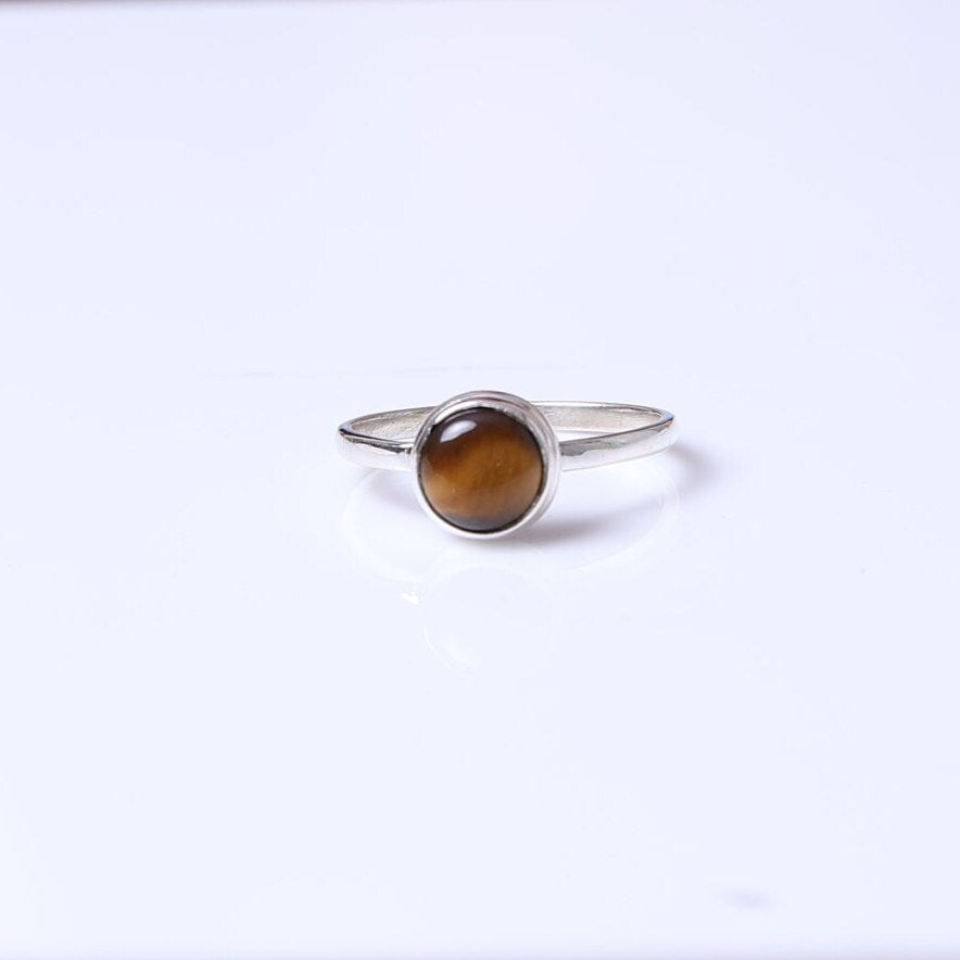 Tiger Eye Sterling Silver Ring