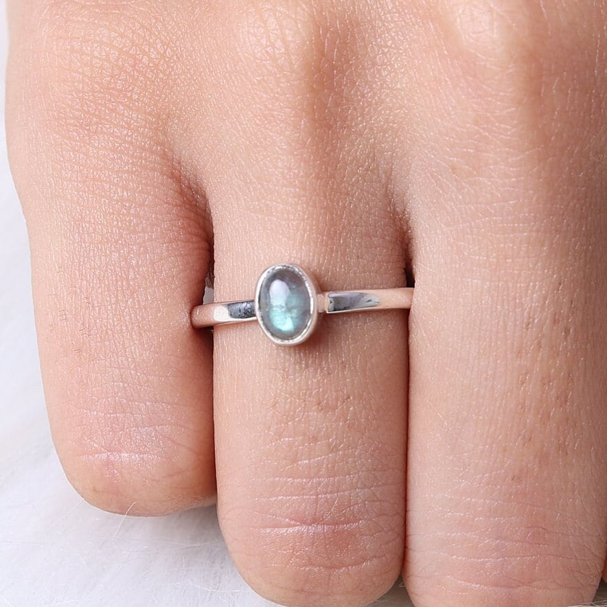 Labradorite Sterling Silver Ring