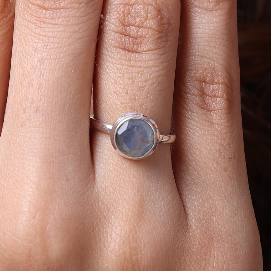 Labradorite Sterling Silver Ring