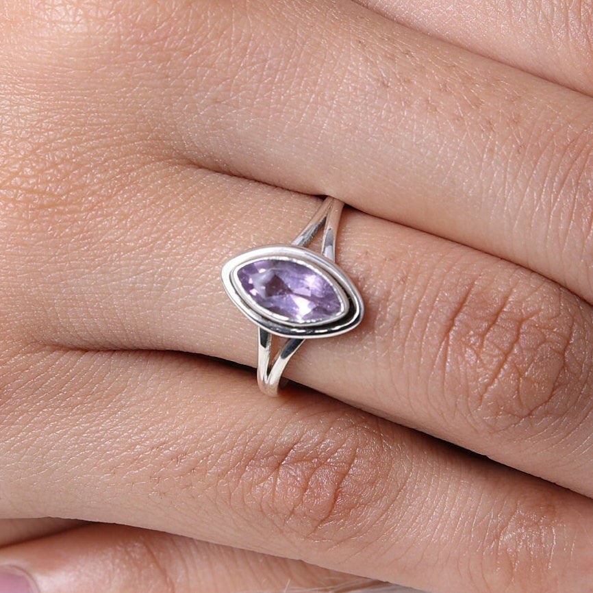 Amethyst Sterling Silver Ring