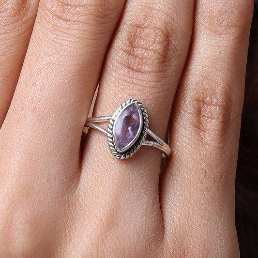 Amethyst 925 Sterling Silver Ring