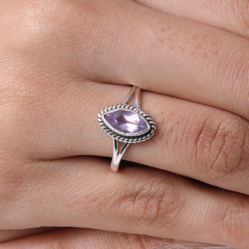 Amethyst 925 Sterling Silver Ring