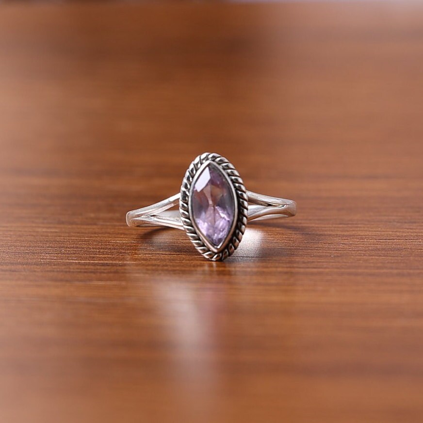 Amethyst 925 Sterling Silver Ring