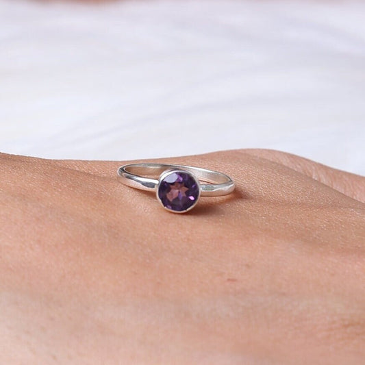 Amethyst 925 Sterling Silver Ring