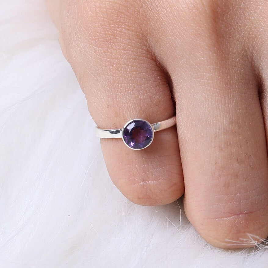 Amethyst 925 Sterling Silver Ring