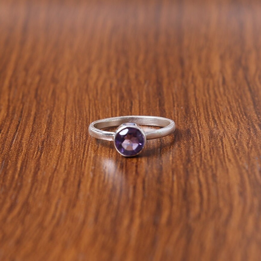 Amethyst 925 Sterling Silver Ring