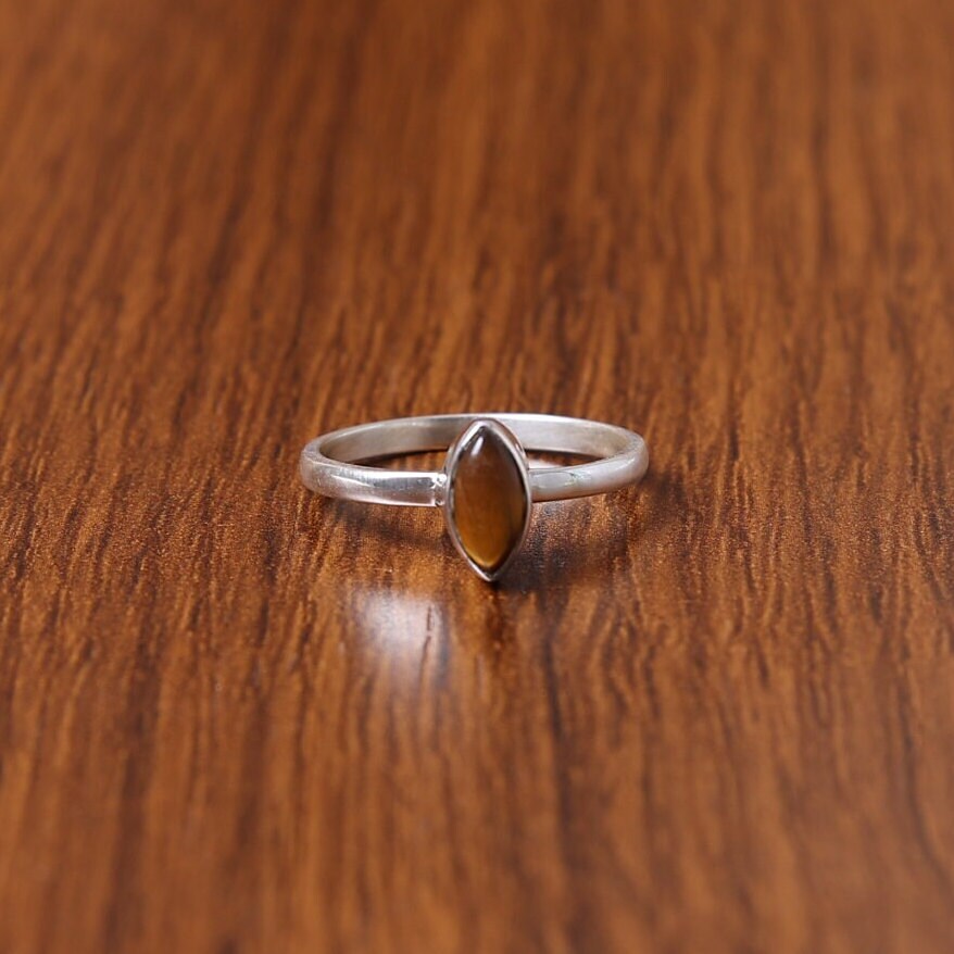 Tiger Eye Sterling Silver Ring