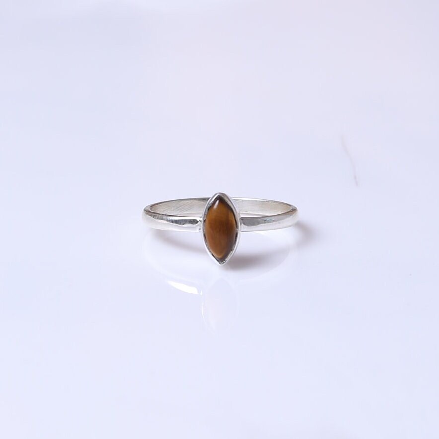 Tiger Eye Sterling Silver Ring