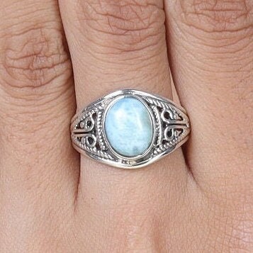 Dominican Larimar Sterling Silver Ring