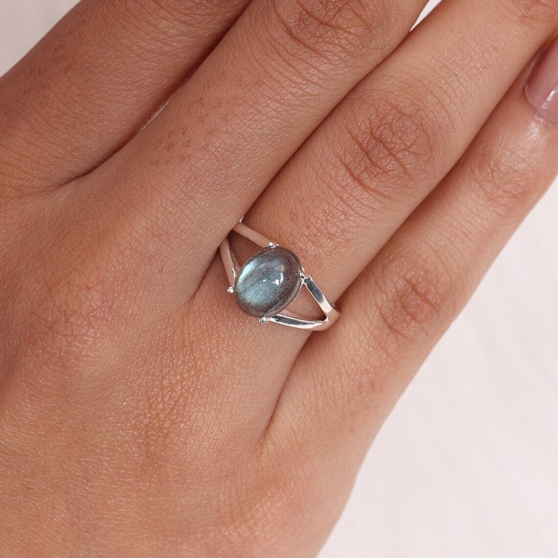 Labradorite Sterling Silver Ring