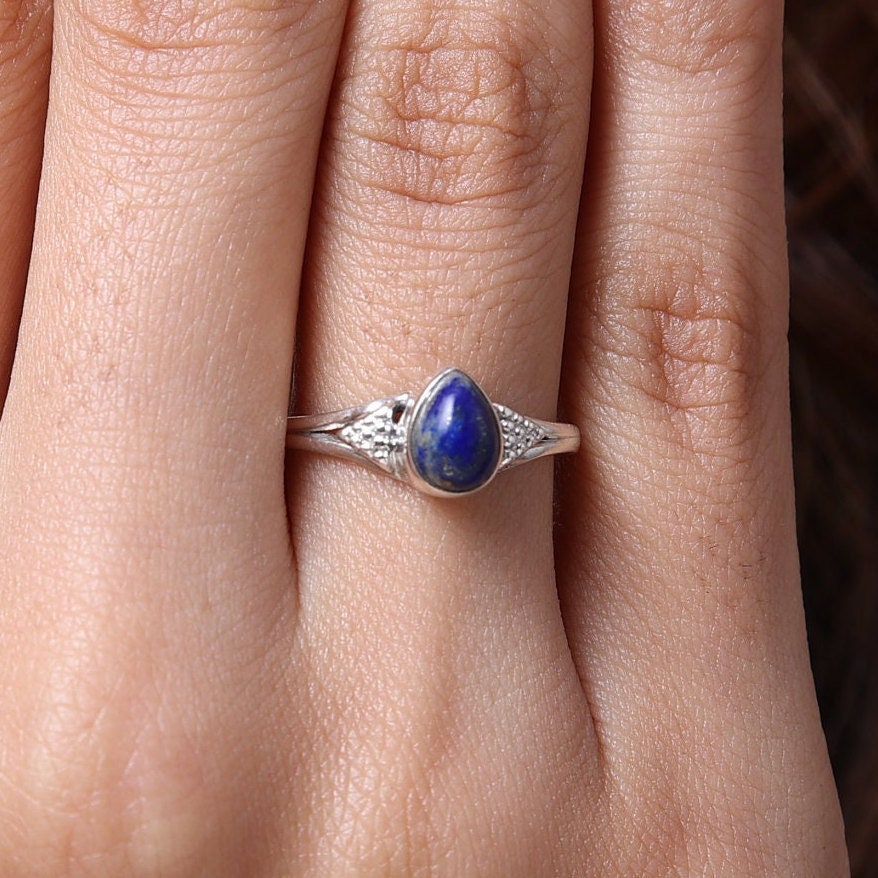 Lapis Lazuli Sterling Silver Ring