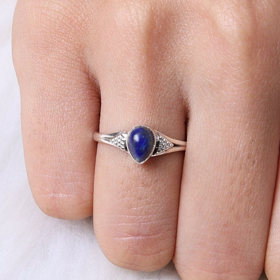 Lapis Lazuli Sterling Silver Ring