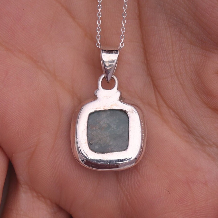 Amazonite Sterling Silver Pendant