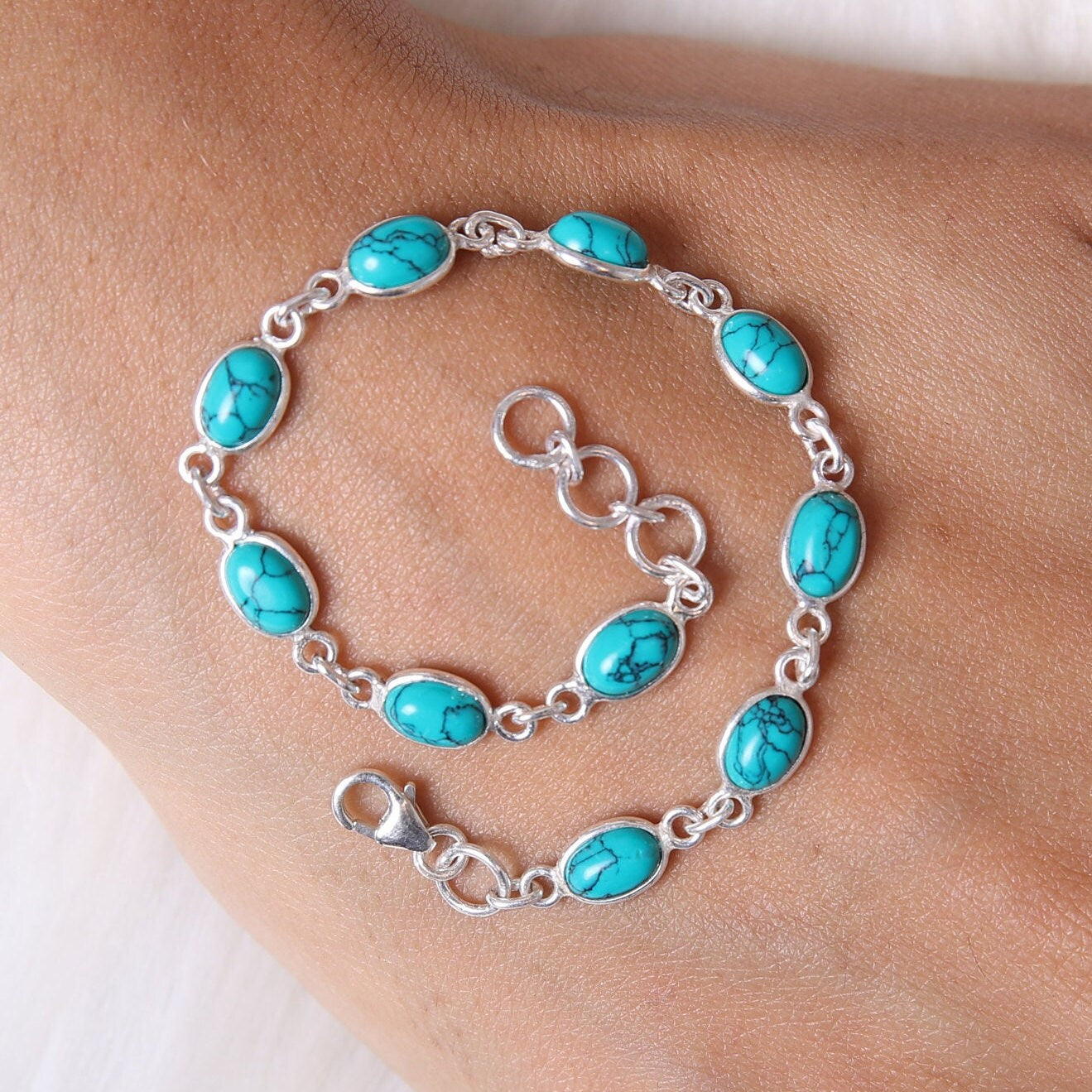 Turquoise Sterling Silver Bracelet