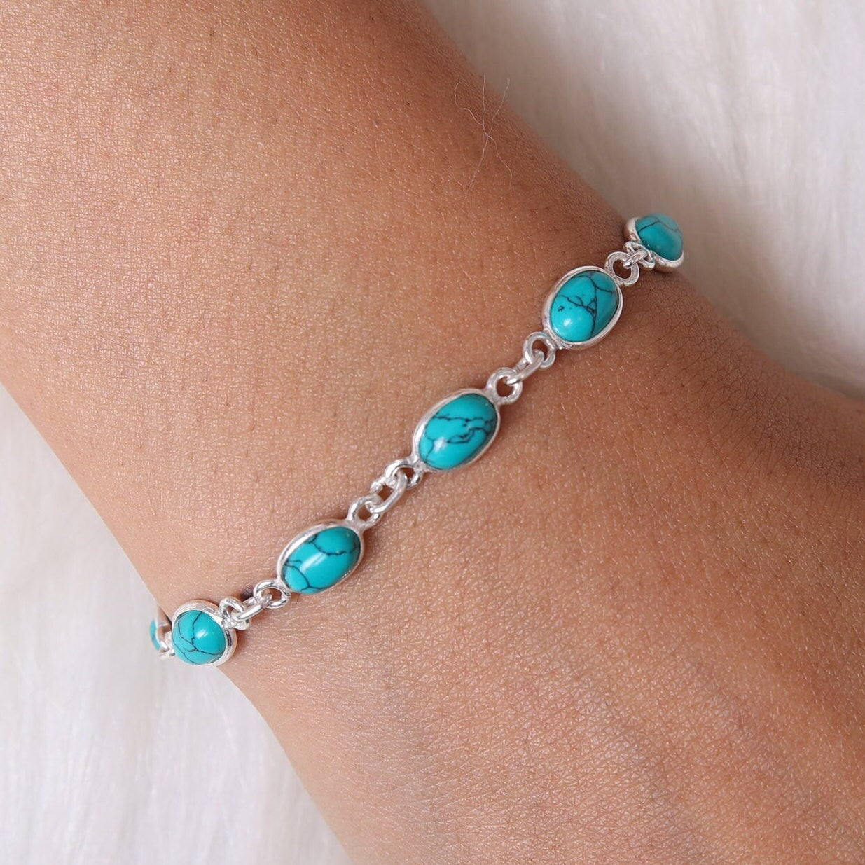 Turquoise Sterling Silver Bracelet