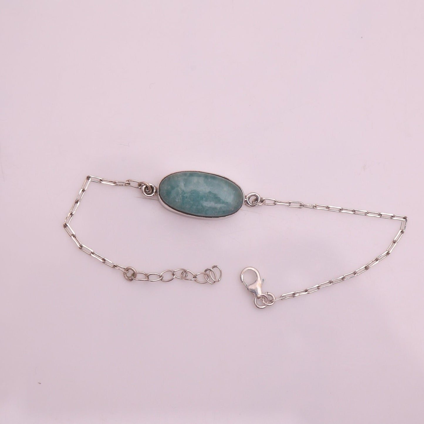 Amazonite Sterling Silver Bracelet