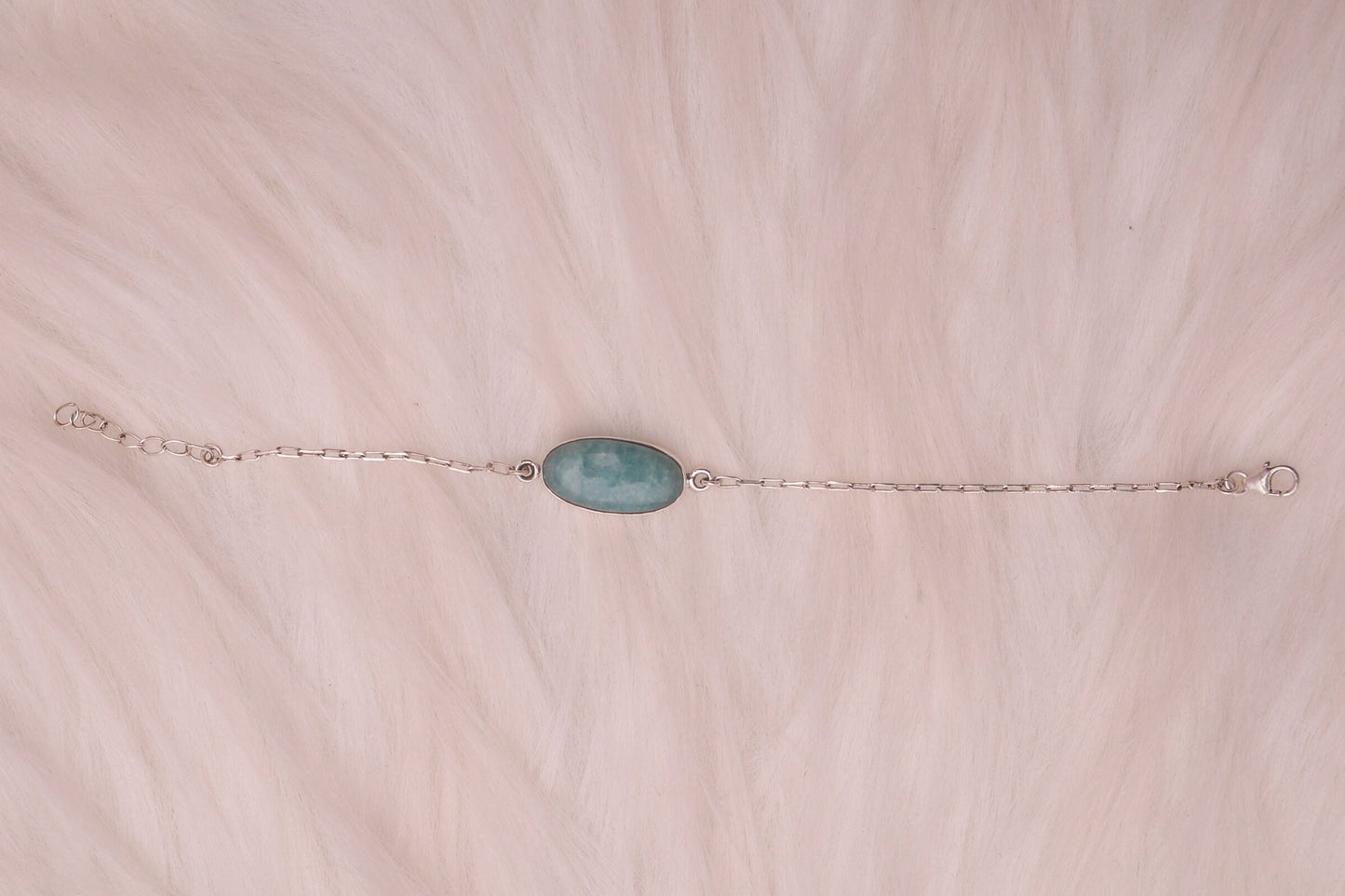 Amazonite Sterling Silver Bracelet