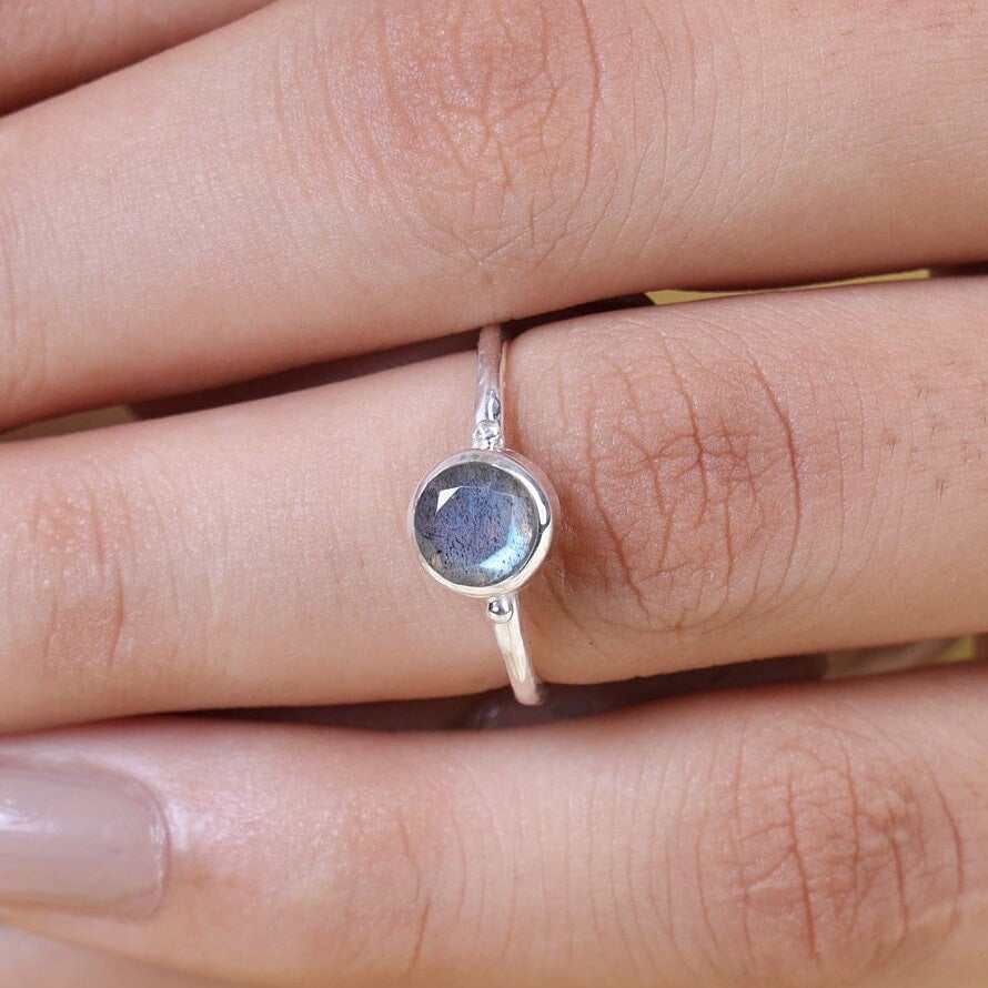 Labradorite Sterling Silver Ring