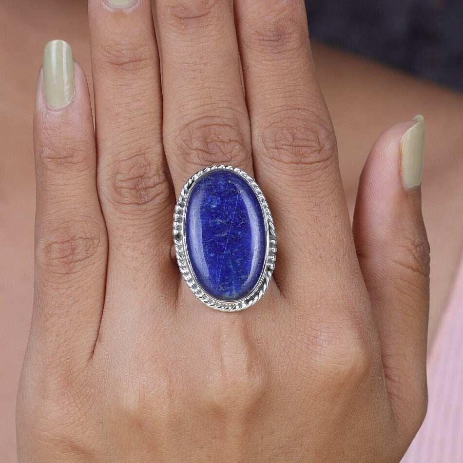 Lapis Lazuli Sterling Silver Ring