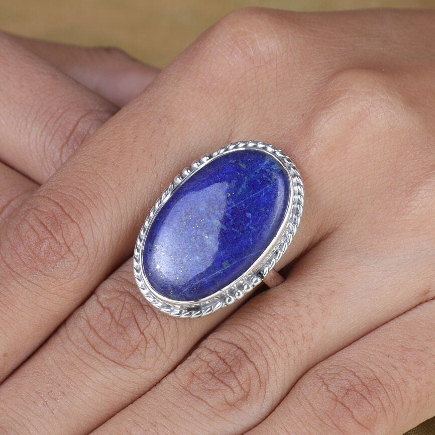 Lapis Lazuli Sterling Silver Ring