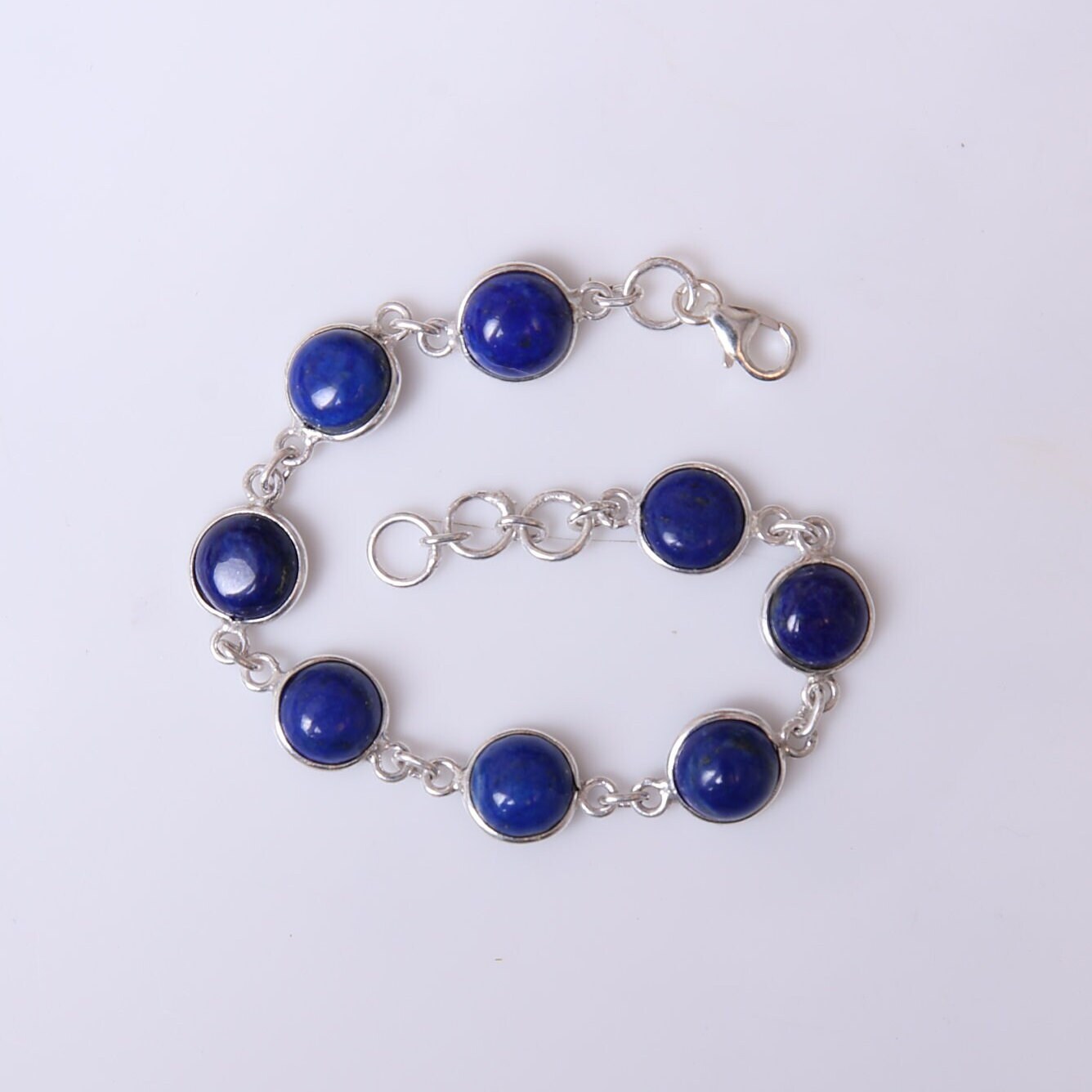 Lapis Lazuli Sterling Silver Bracelet