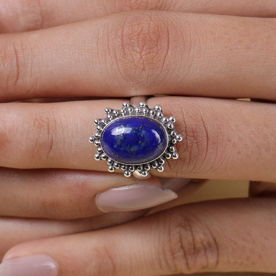 Lapis Lazuli Sterling Silver Ring