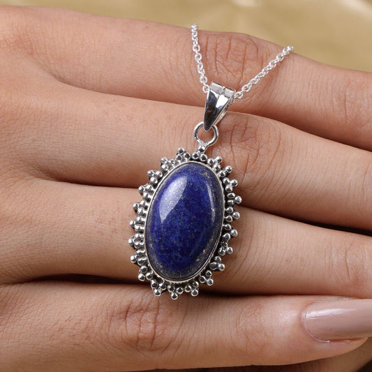 Lapis Lazuli Sterling Silver Pendant