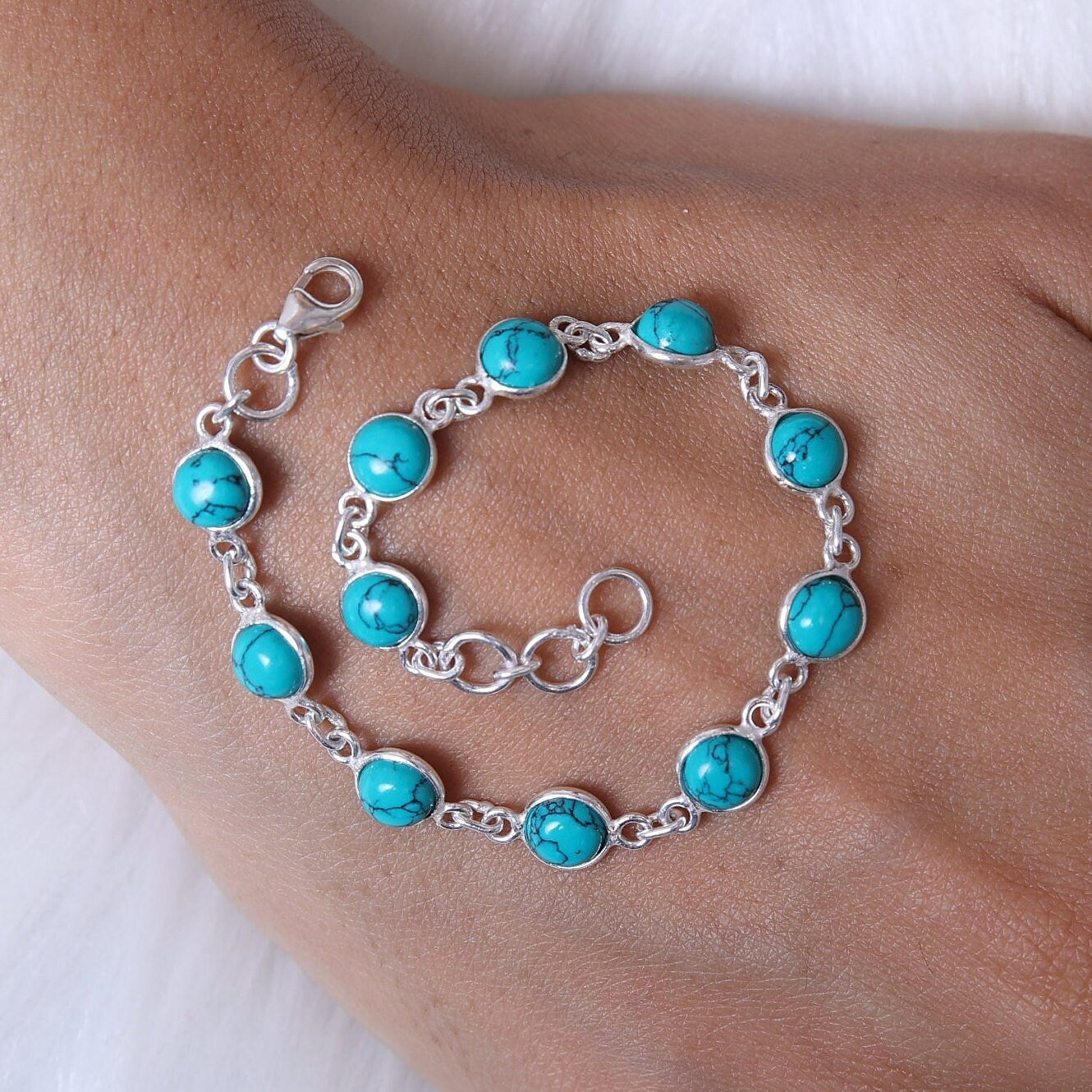 Turquoise Sterling Silver Bracelet