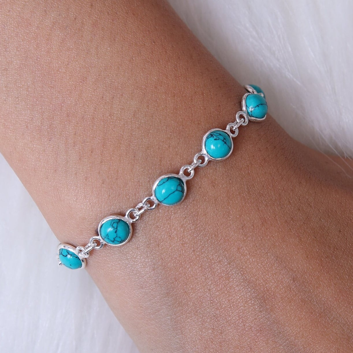 Turquoise Sterling Silver Bracelet