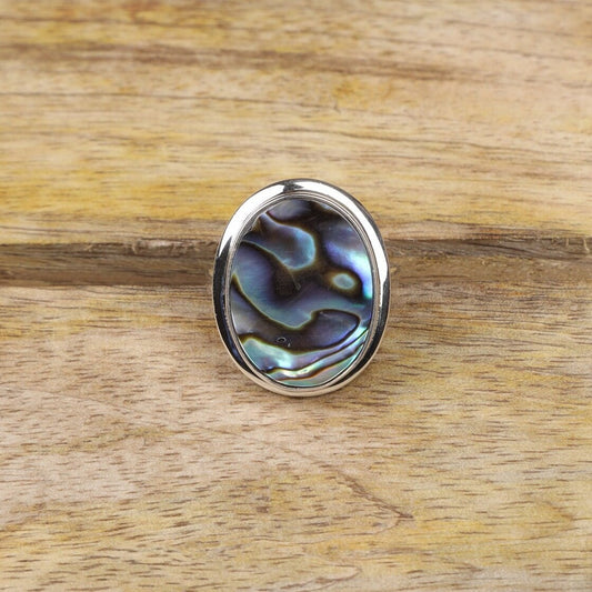 Abalone Shell 925 Sterling Silver Ring