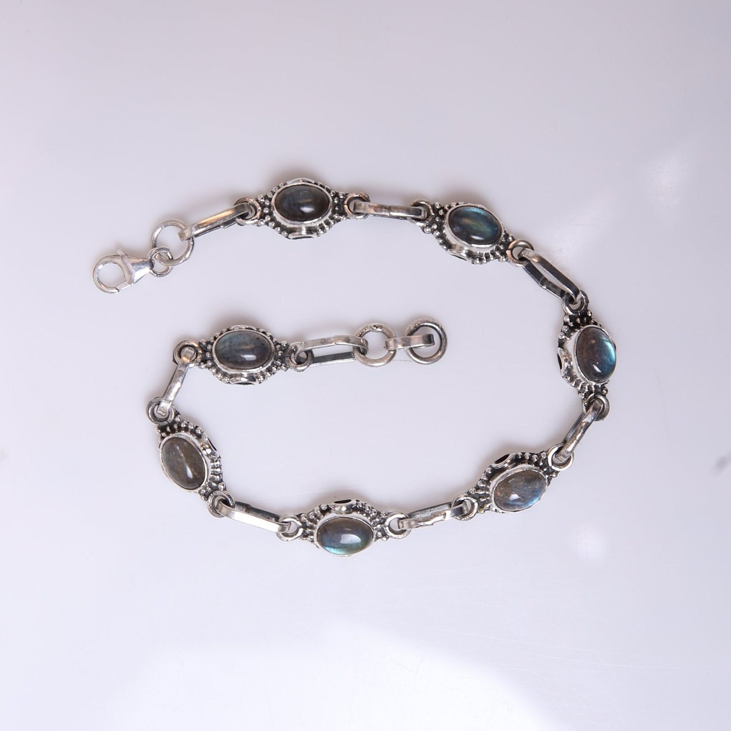 Labradorite Sterling Silver Bracelet