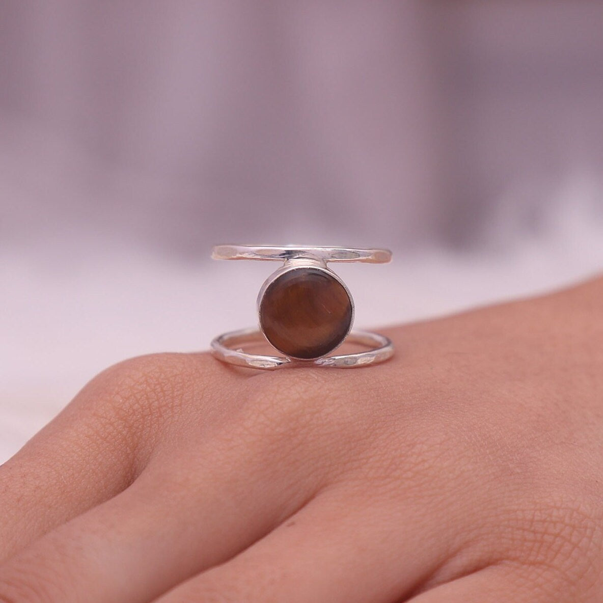 Tiger Eye Sterling Silver Ring