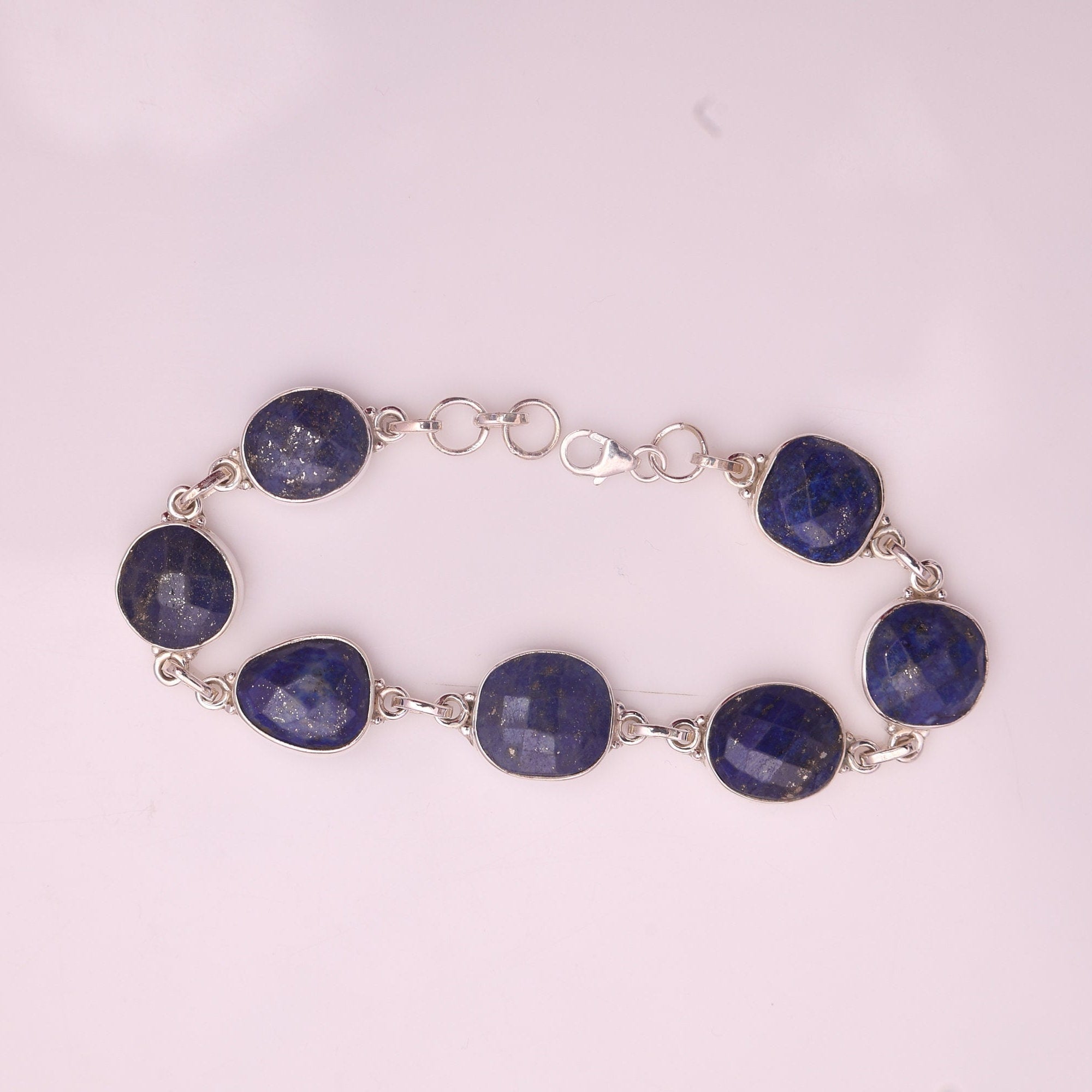 Lapis Lazuli Sterling Silver Bracelet