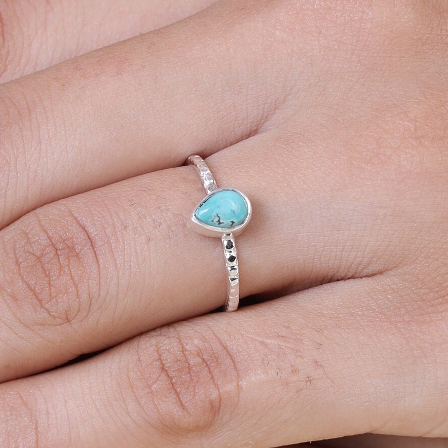 Arizona Turquoise Ring Sterling Silver Ring