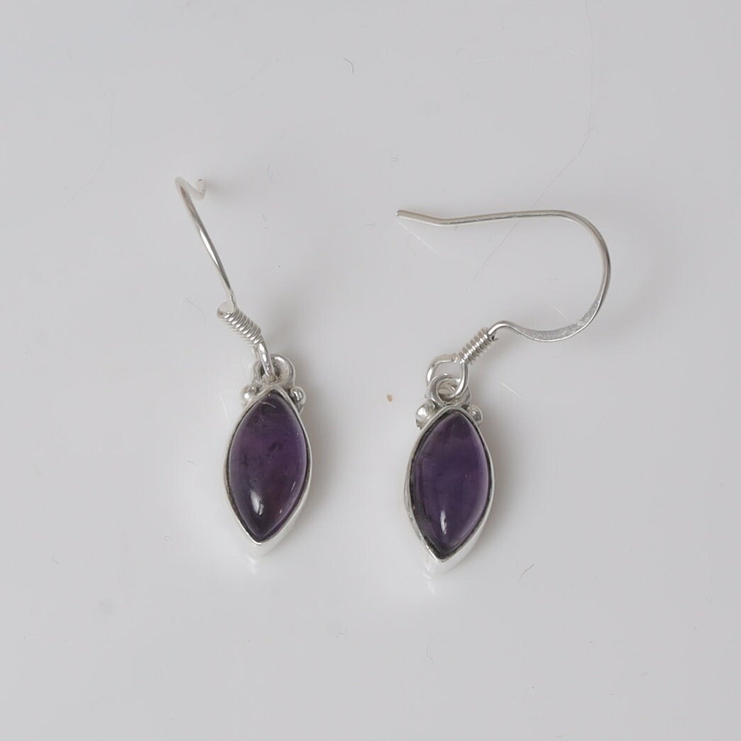 Amethyst Sterling Silver Earrings