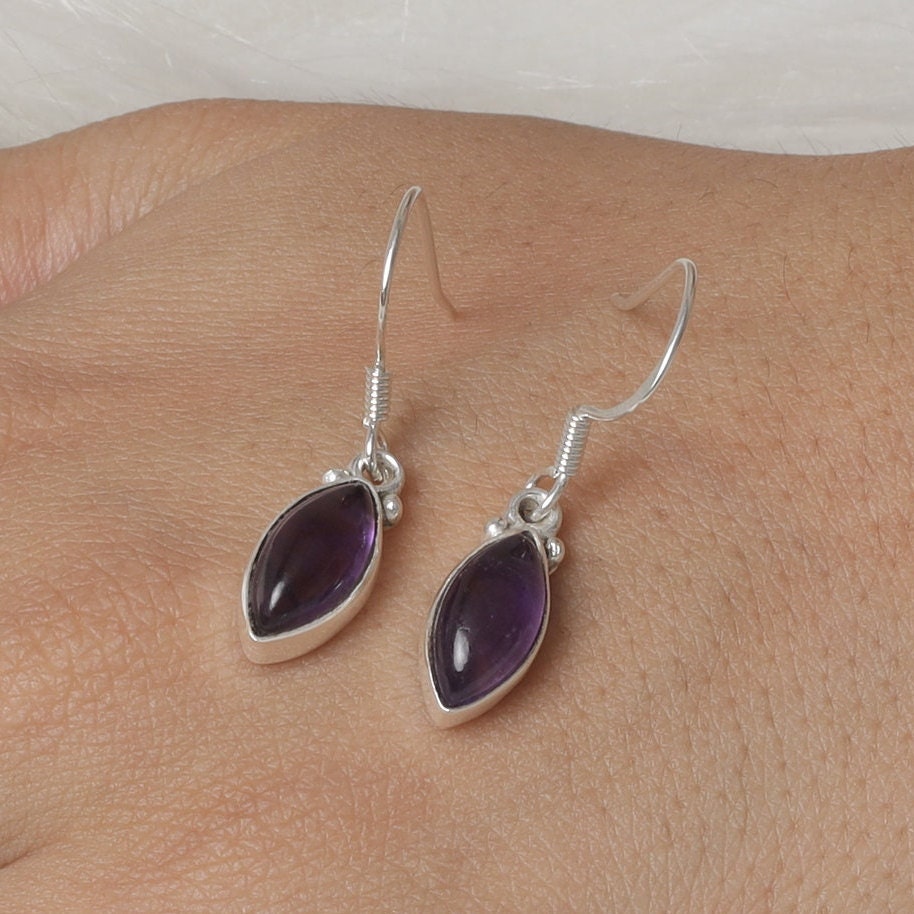 Amethyst Sterling Silver Earrings