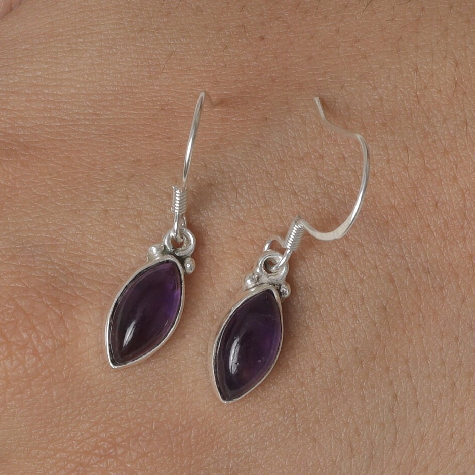 Amethyst Sterling Silver Earrings