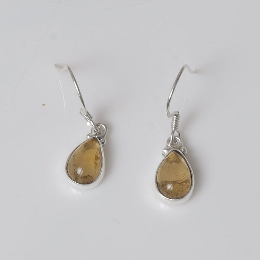 Citrine Sterling Silver Earrings