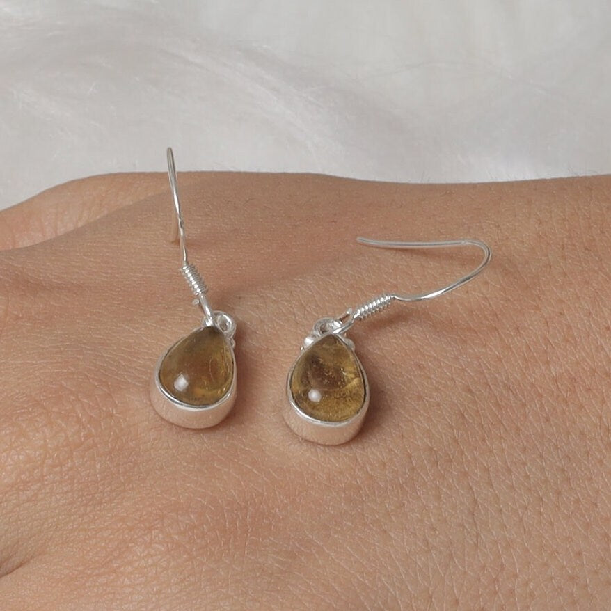 Citrine Sterling Silver Earrings