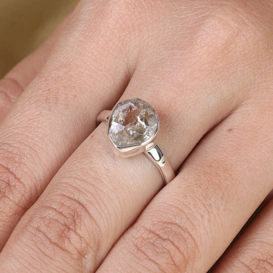 Herkimer Diamond Sterling Silver Ring