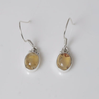 Citrine Sterling Silver Earrings