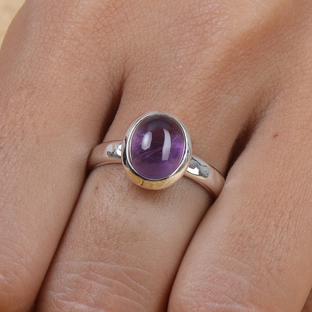 Amethyst 925 Sterling Silver Ring