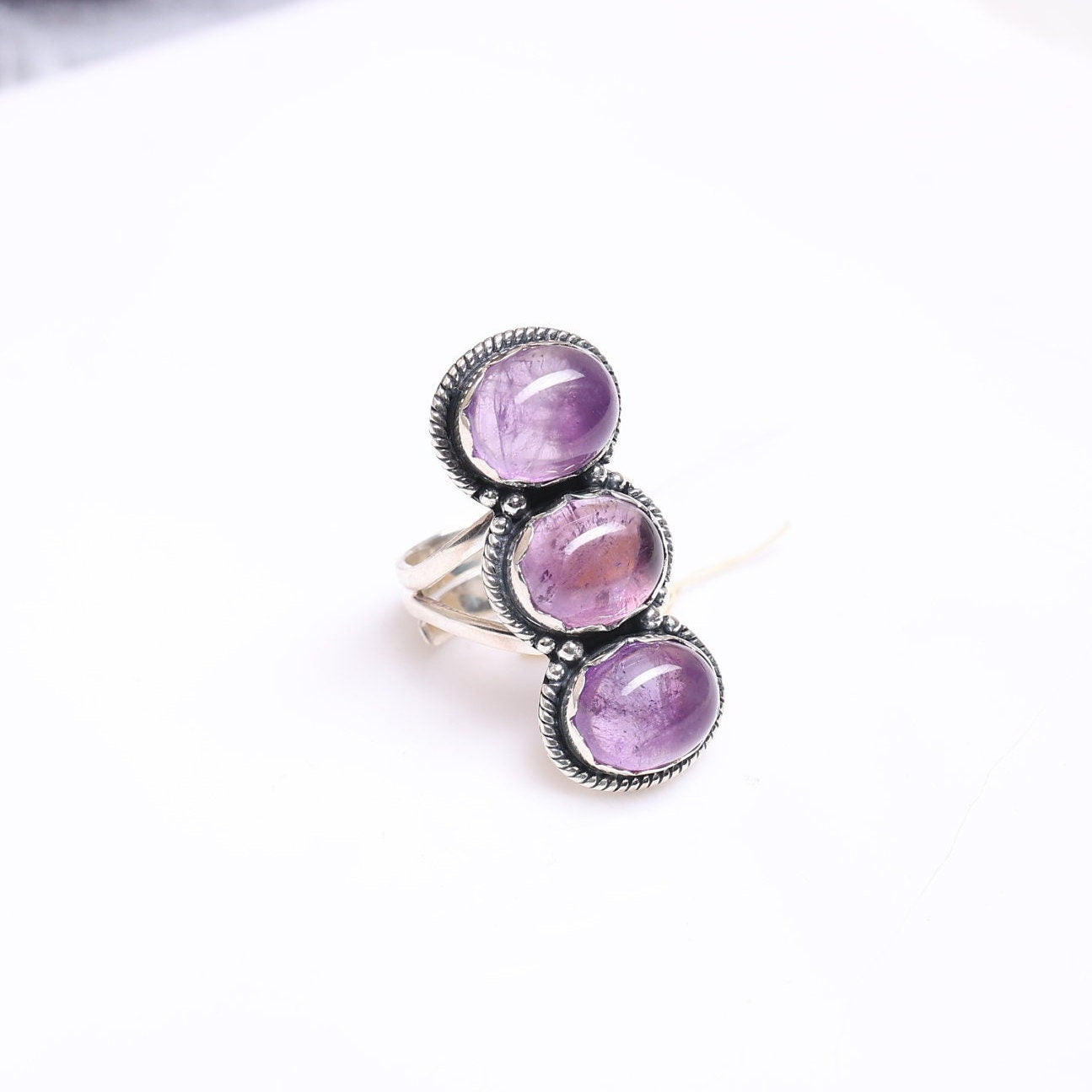 Amethyst Ring Sterling Silver Ring