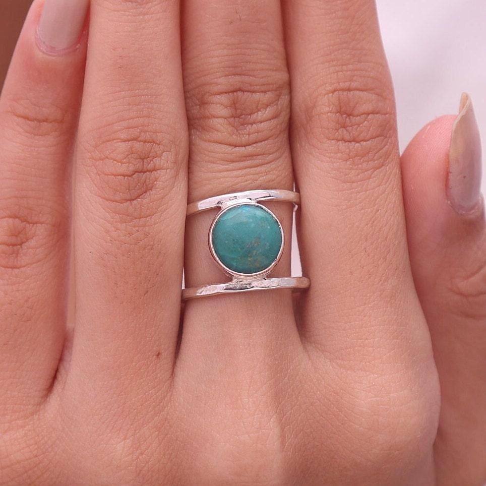 Chrysocolla 925 Sterling Silver Ring