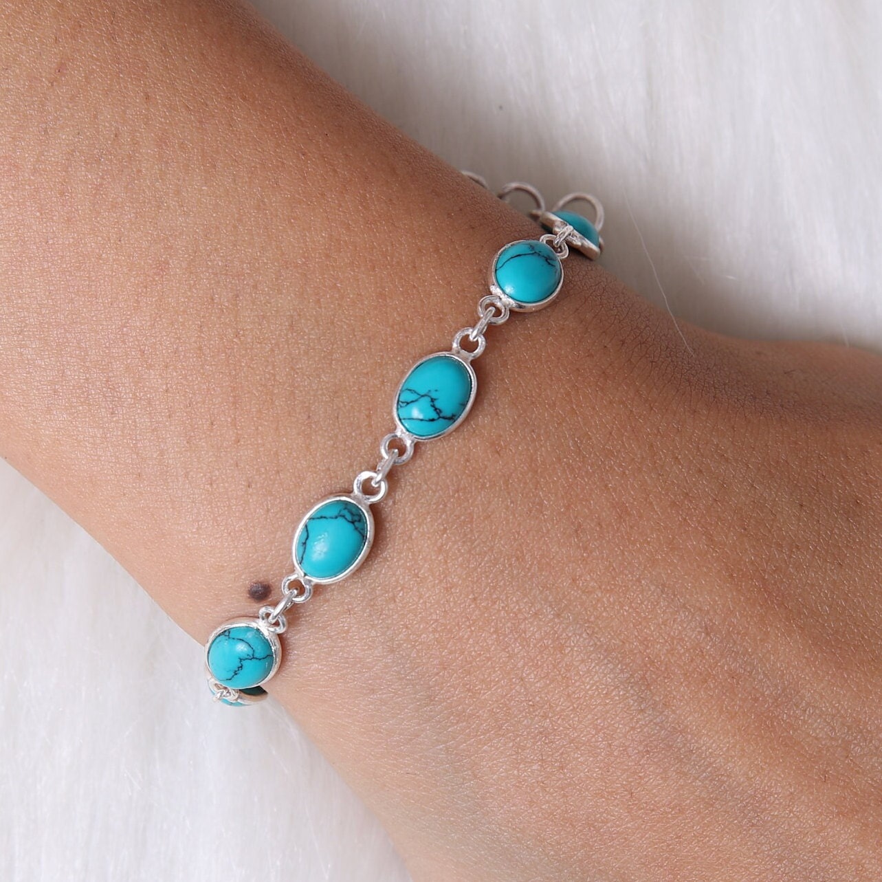 Turquoise Sterling Silver Bracelet